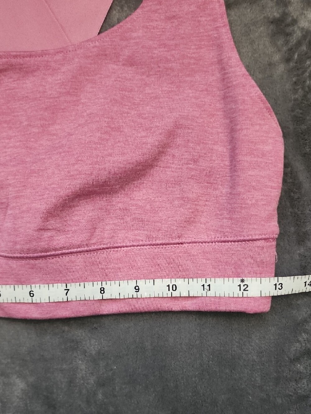 MTA Sport Cross-Back Sports Bra - Dusty Rose - Picture 5 of 6
